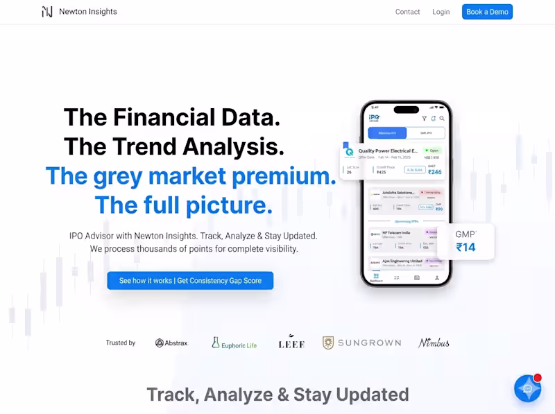 Cover image for Newton Insights: Analytic platform
◆ Context