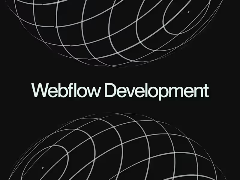 Cover image for Webflow Development