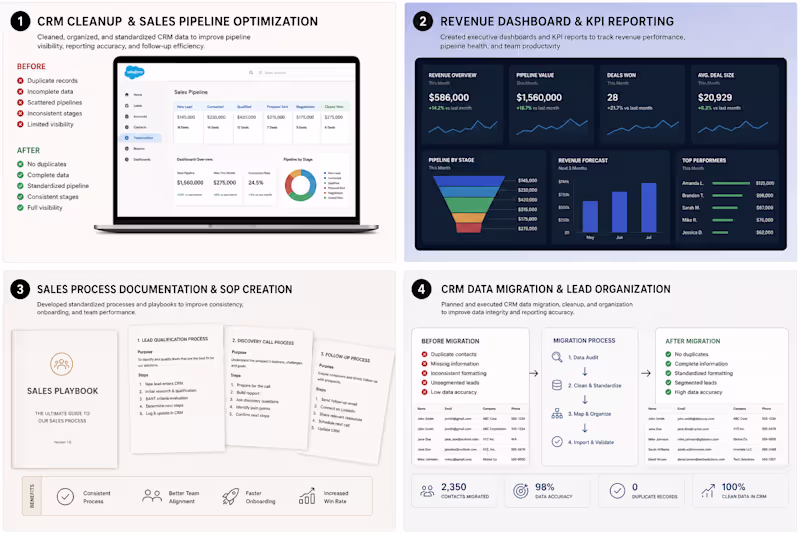 Cover image for CRM Data Migration & Lead Organization