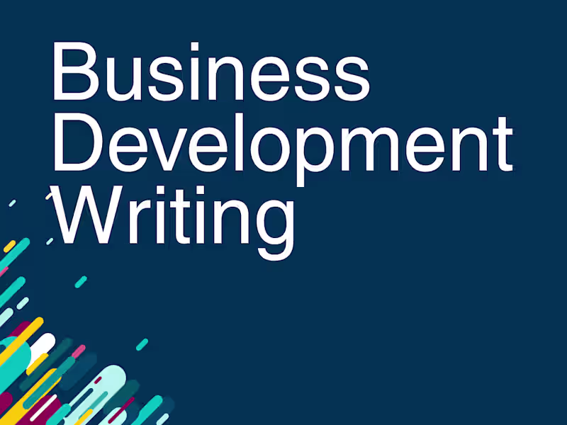 Cover image for Business Development Writing