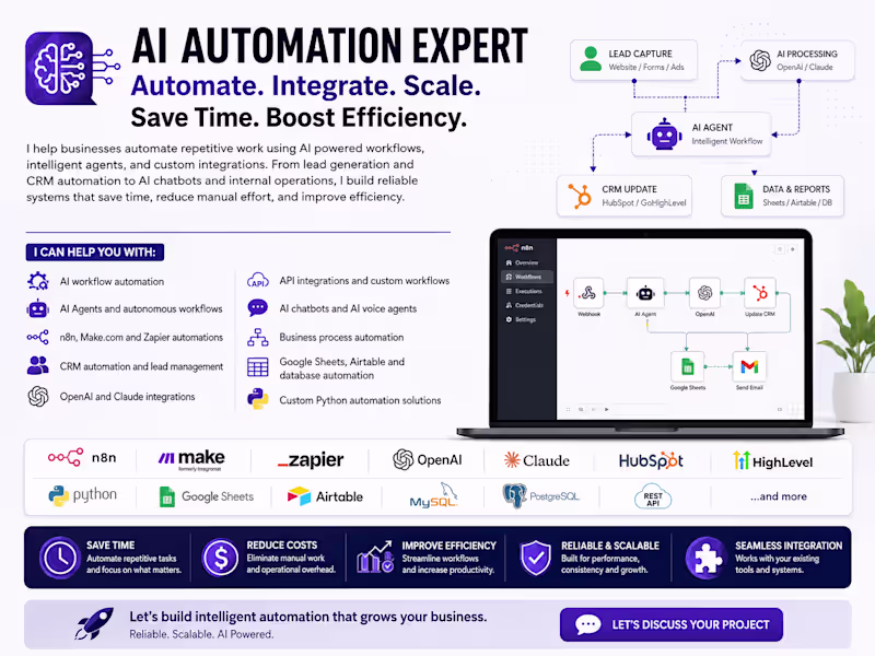 Cover image for AI Automation Expert