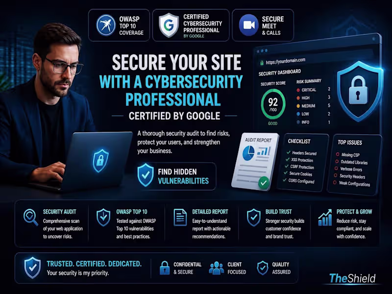 Cover image for Website Security Audit Session