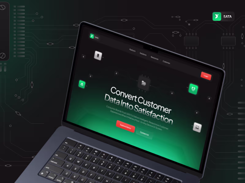 Cover image for Sata Website Design