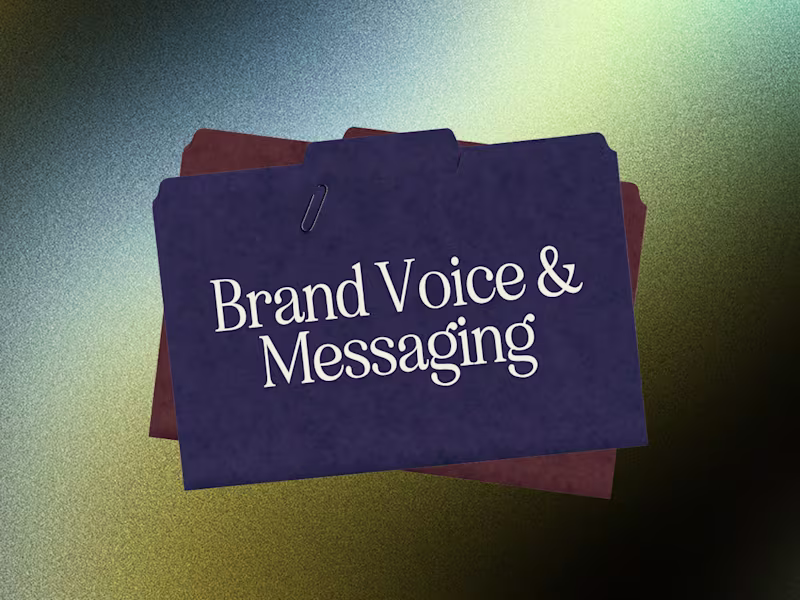 Cover image for Brand Voice & Messaging 🗣️
