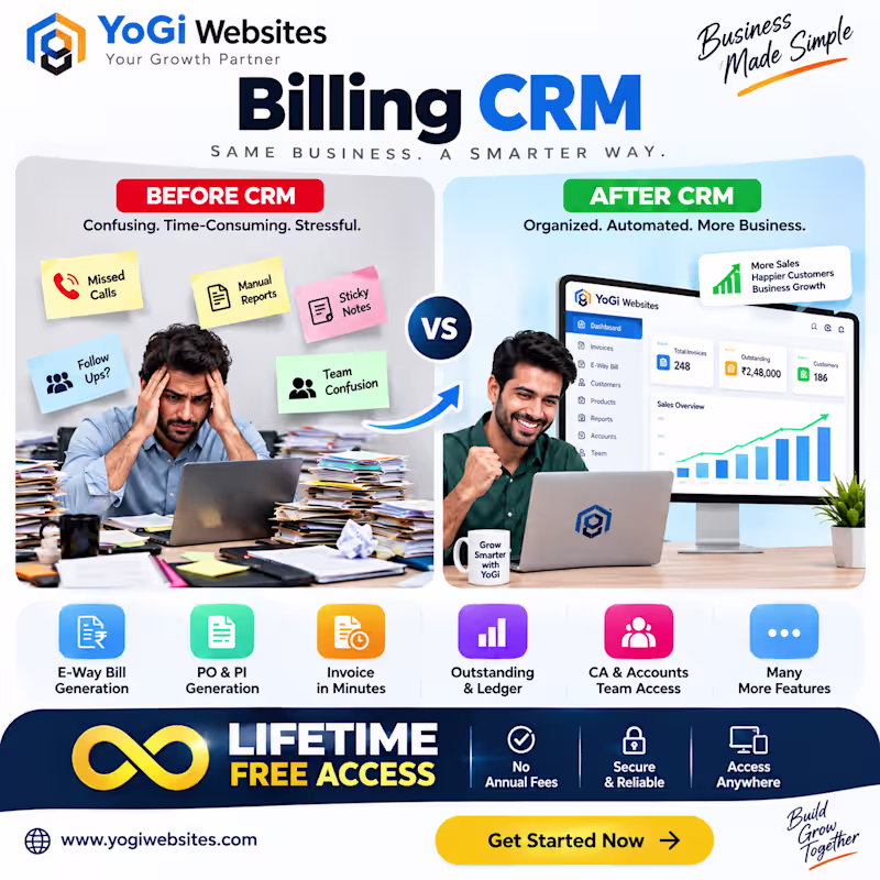 Cover image for 🧾 Billing CRM – Simplify