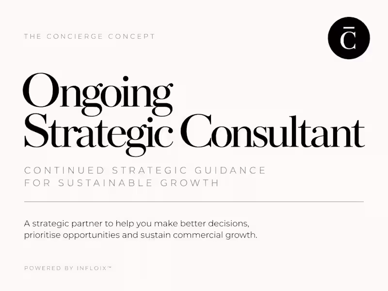 Cover image for Ongoing Strategic Consultant