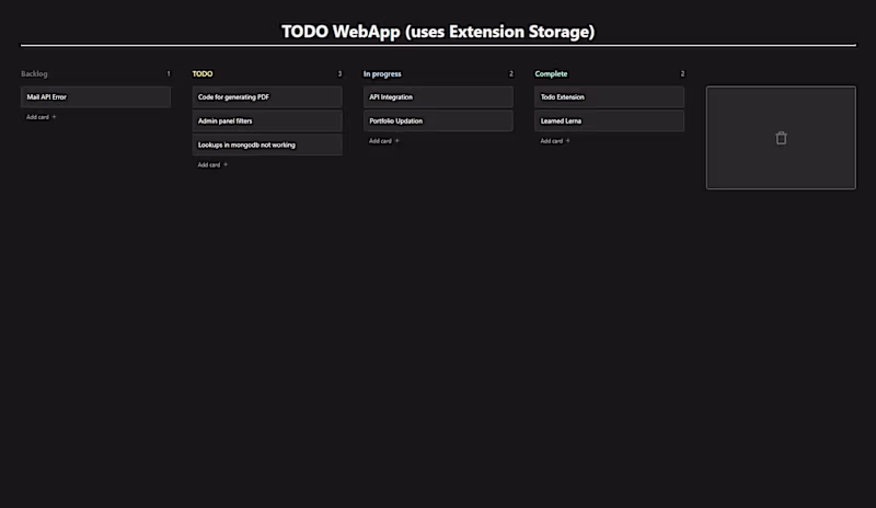 Cover image for ToDo Extension with Chrome Extension