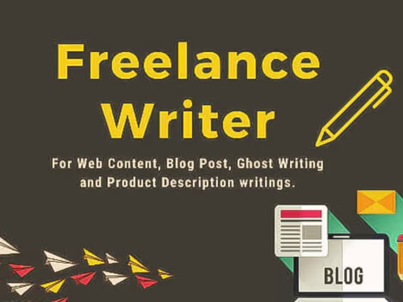 Cover image for Freelance Blog Writing & Articles