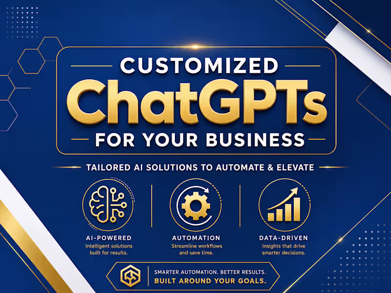 Cover image for I create customized ChatGPT platforms