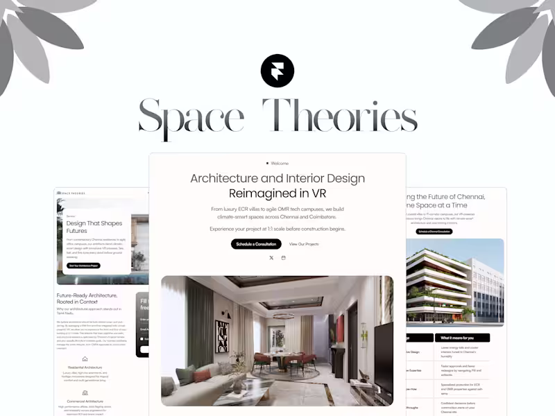 Cover image for Framer Website Design for Architecture Studio