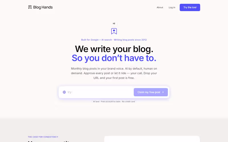 Cover image for Blog Hands is my blog