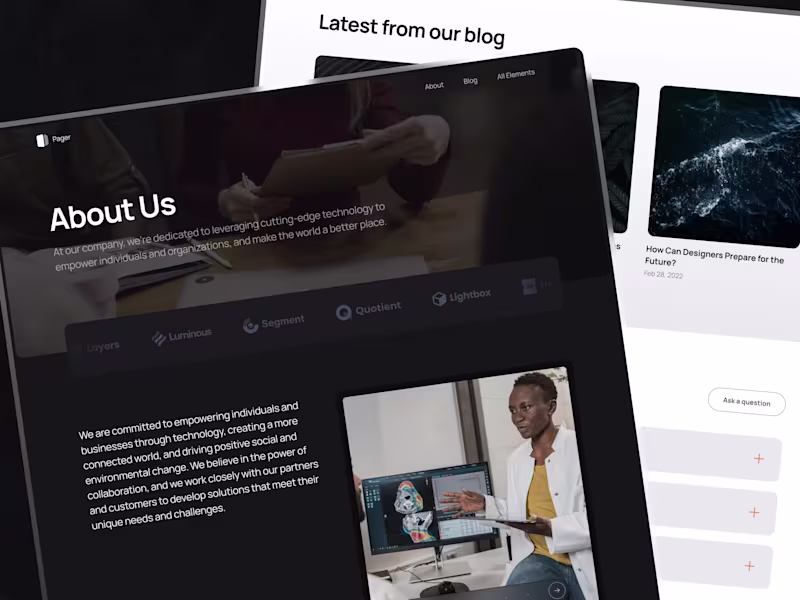 Cover image for Framer - Landing Page