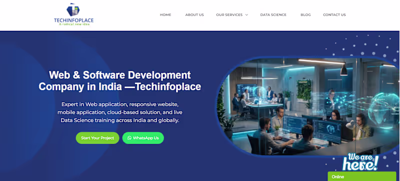 Cover image for Developed and designed the TechInfoPlace