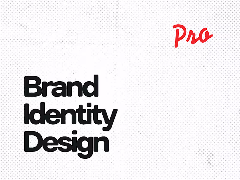Cover image for Brand Identity Design PRO