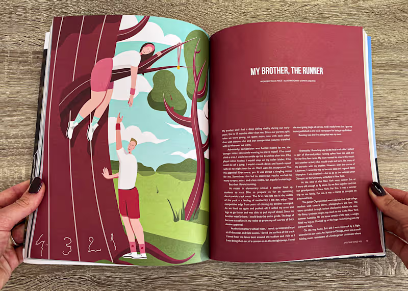 Cover image for Like The Wind Magazine - Editorial Illustration