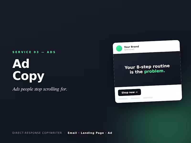 Cover image for Ad Copy That Converts