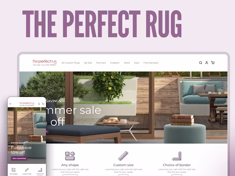 Cover image for The Perfect Rug E-commerce Site