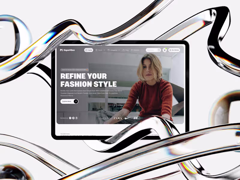 Cover image for VogueVibes: Chic Fashion, Effortless Vibes.