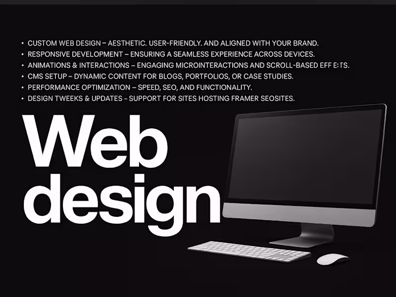 Cover image for Custom Websites in Webflow, Shopify, WordPress, Wix & Figma