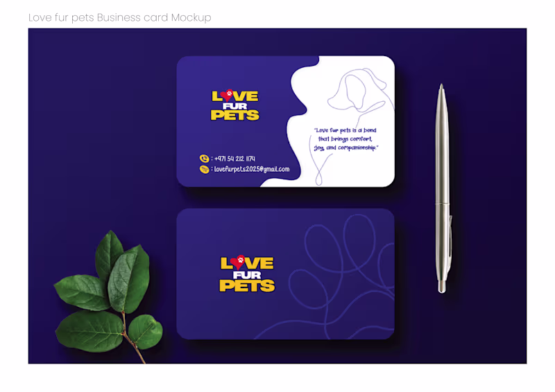 Cover image for I will create a modern and unique business card with 5 hour