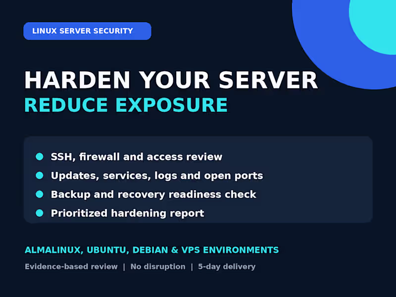 Cover image for Linux Server Hardening: Security Review
