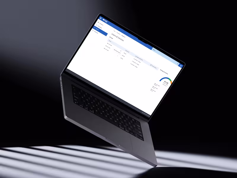 Cover image for Zmanda Endpoint Backup B2B UI/UX Redesign