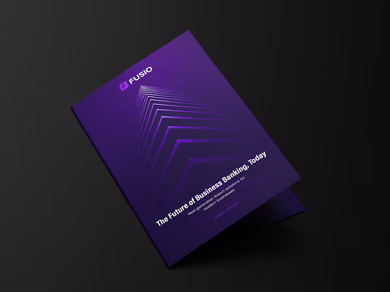 Cover image for Bi-fold Brochure Design for Fusio