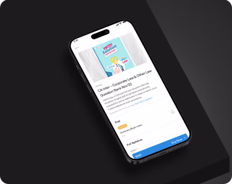 Cover image for Your CA Buddy: CA exam prep app for web, iOS and Android