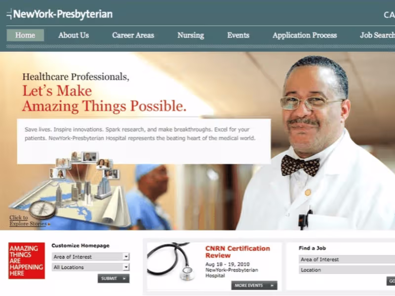 Cover image for Strategic BX|CX|UX|UI Design for Medical Recruitment Platform