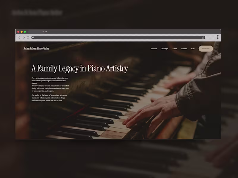 Cover image for Squarespace website design