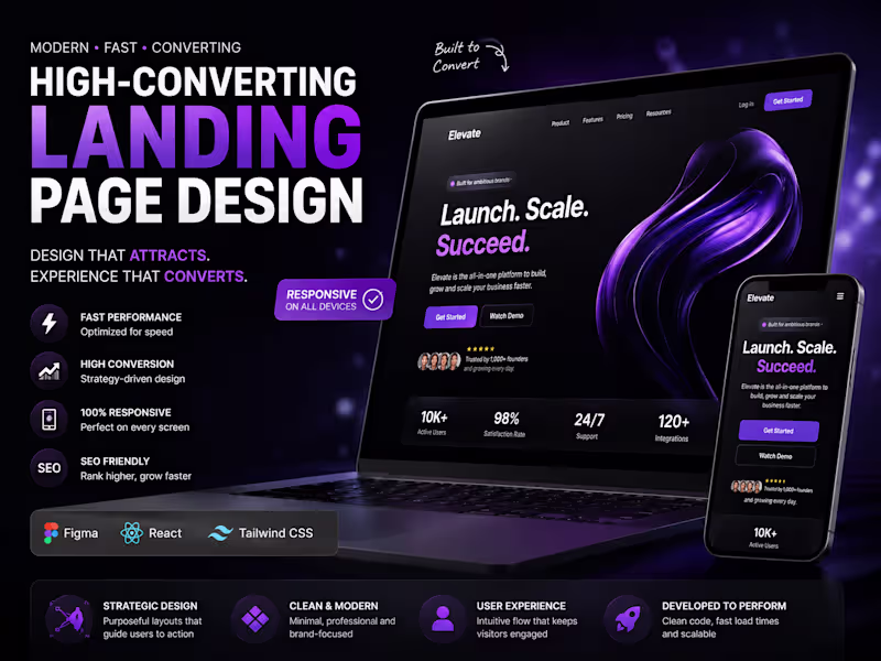 Cover image for High-Converting Landing Page Design