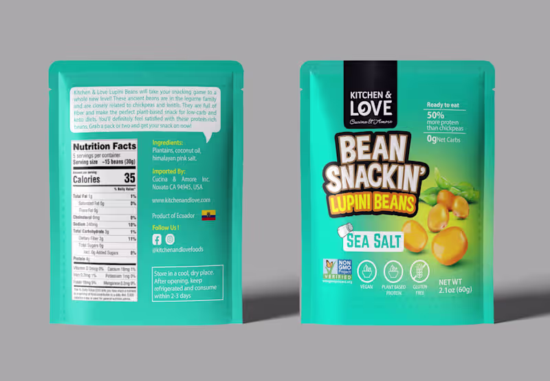 Cover image for Kitchen & Love Food Packaging, Label & Brand Design