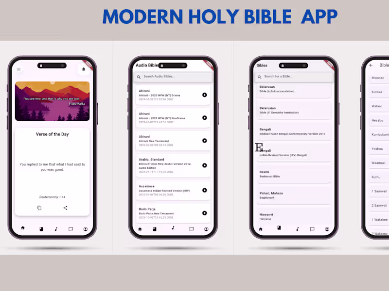 Cover image for  Modern Bible Reading & Listening Experience
