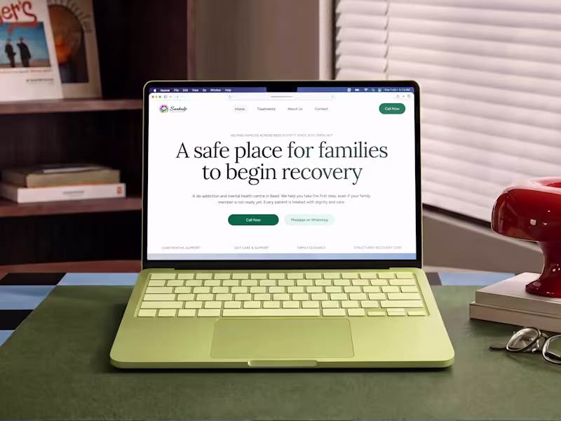 Cover image for Sankalp De-Addiction Centre

A complete website