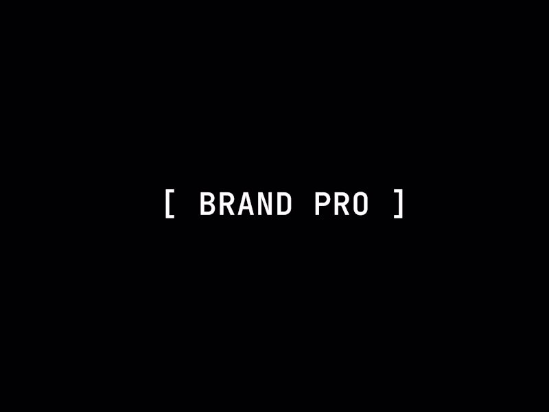 Cover image for [ Brand Pro ]