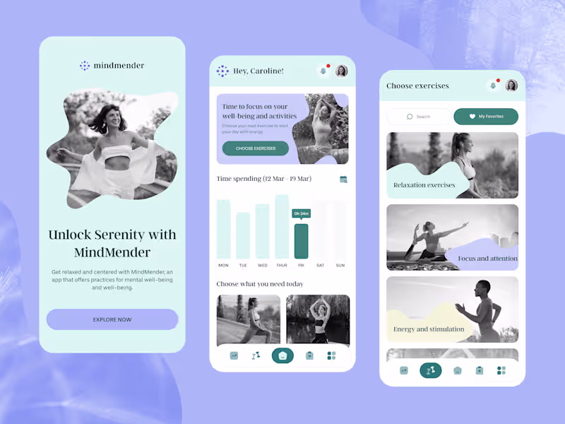 Cover image for 🌿 Mental Health App Design