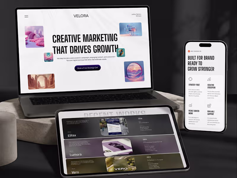 Cover image for Velora | Premium Marketing Landing