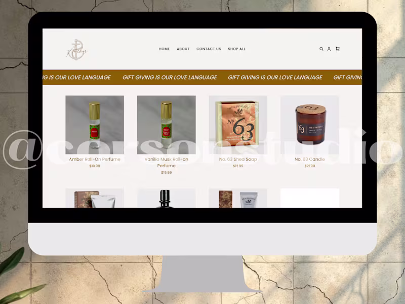 Cover image for ShowIt / Shopify E-Commerce Website