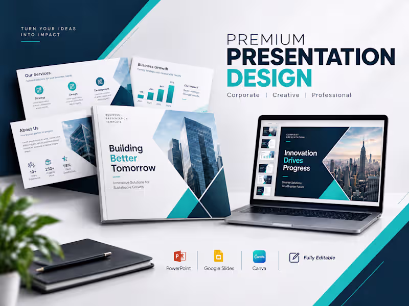 Cover image for Premium Presentation Design for PowerPoint,