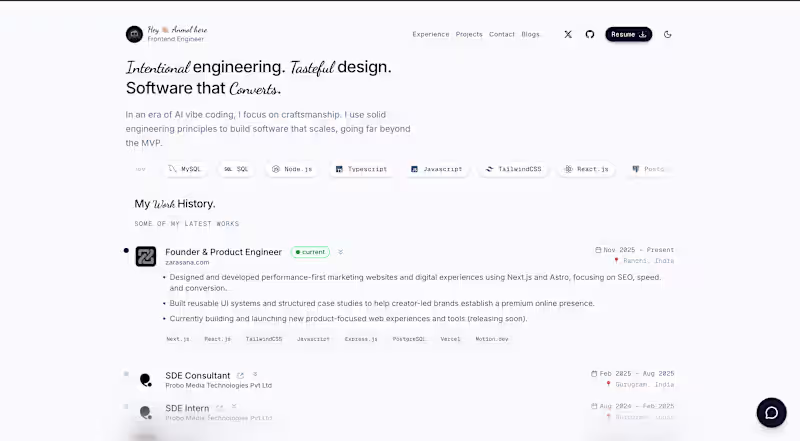 Cover image for Subtle Design interaction portfolio