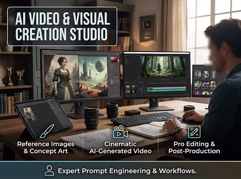 Cover image for AI Video Production & Concept Art Generation