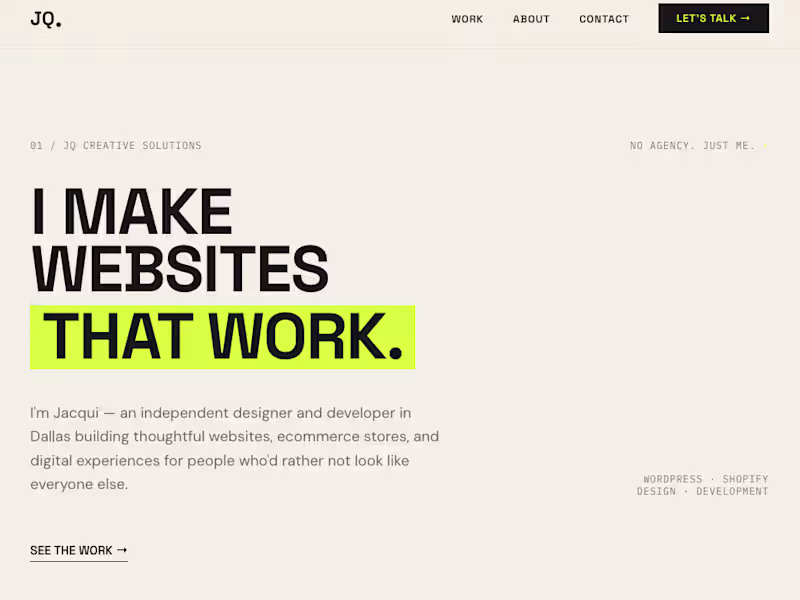 Cover image for A small business website displaying services with a simple c...