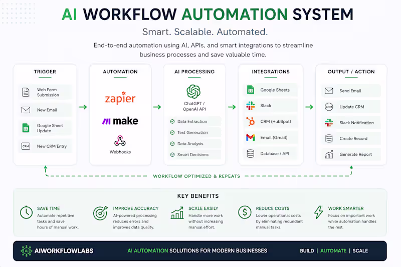 Cover image for Helping businesses automate repetitive workflows