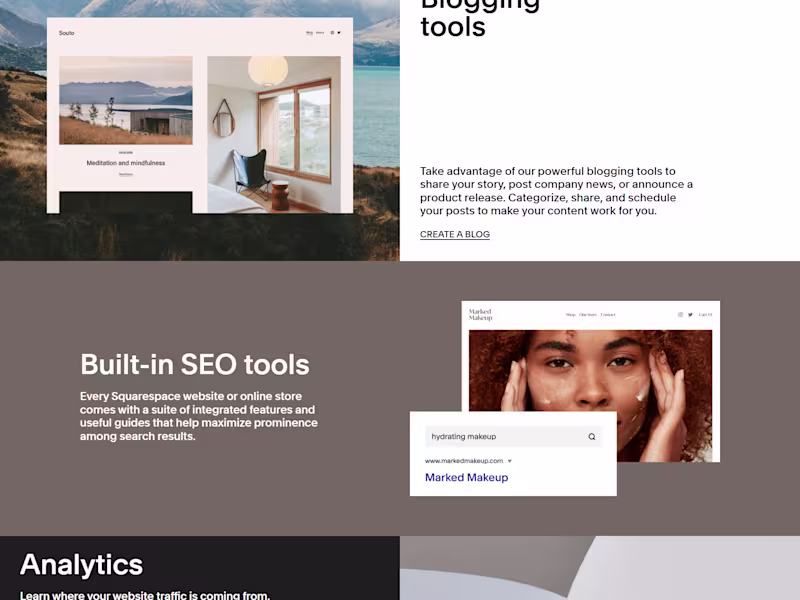 Cover image for Squarespace 5 - page Website.