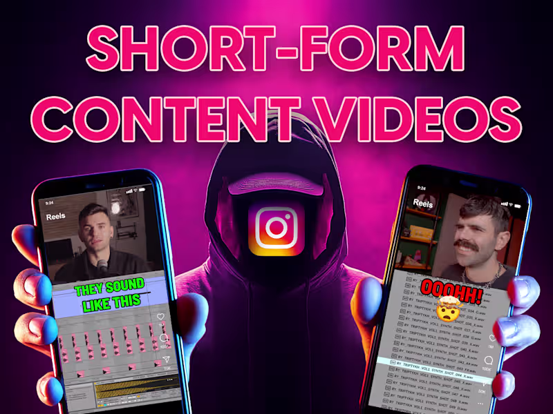Cover image for Short Form Content Videos for a Music Producer