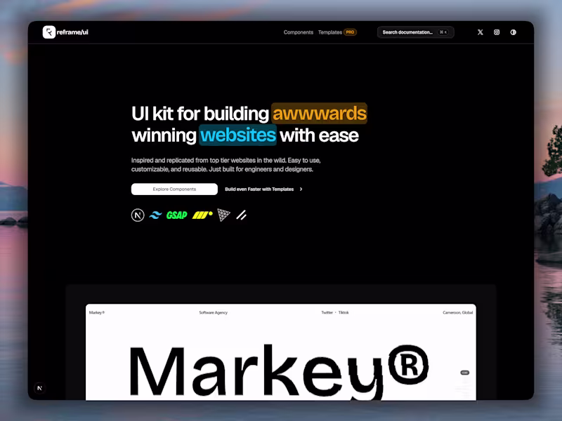 Cover image for Reframe UI