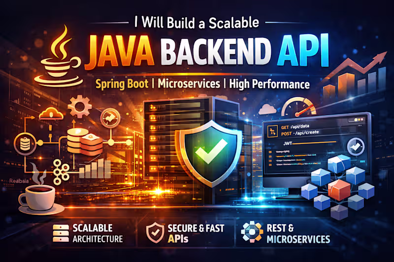Cover image for I will build a scalable backend API