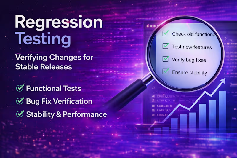 Cover image for Performed regression, functional, and smoke