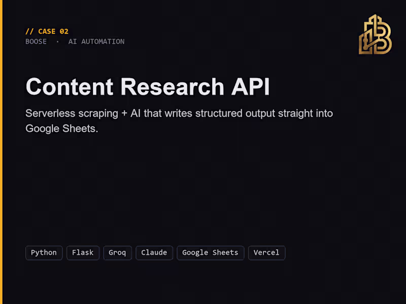 Cover image for Serverless API that scrapes sources,