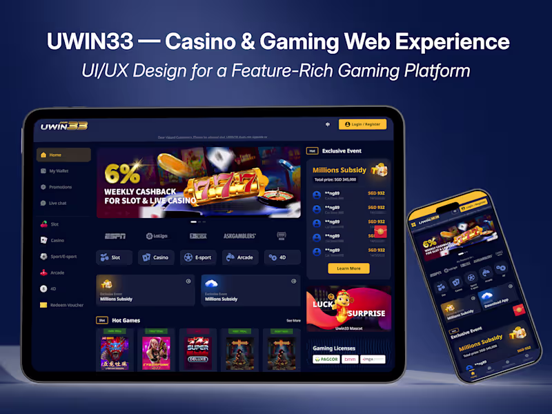 Cover image for Casino Gaming Platform Design